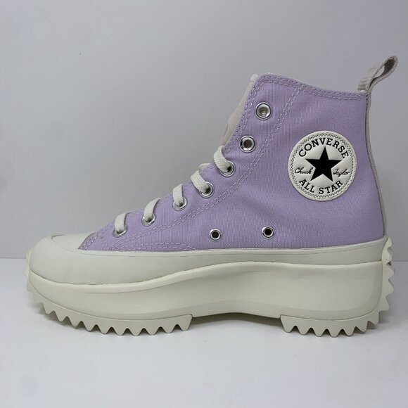 Converse Run Star Hike Hi Tri-Panel Pink Women's Platform Sneakers A01582C New - Picture 6 of 14